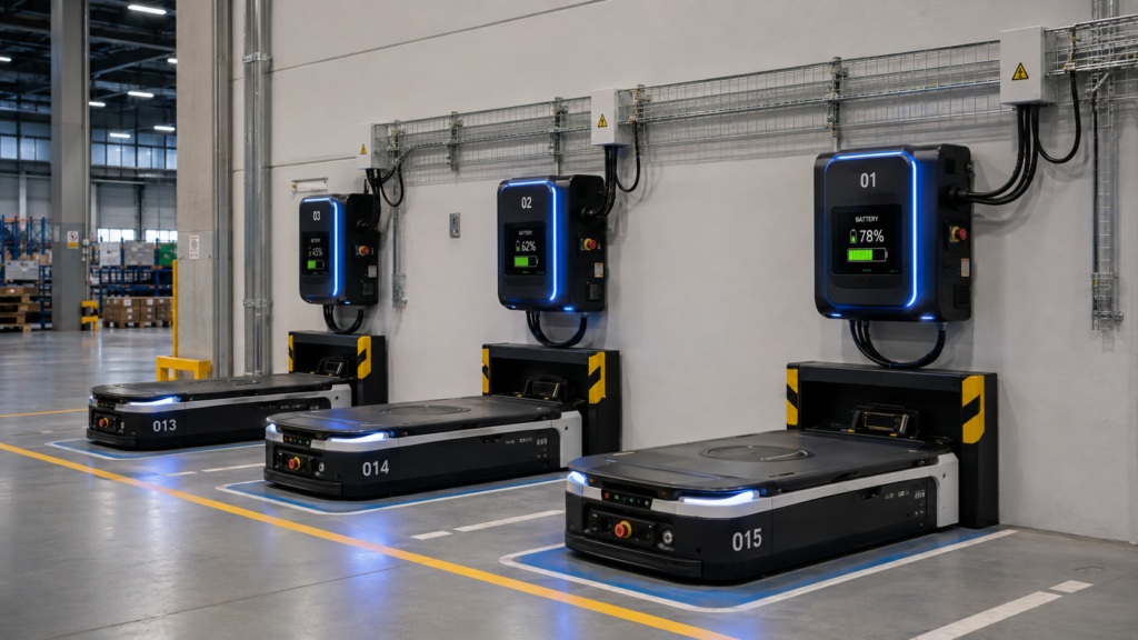 AGV Charging Stations: How to Design Charging for Automated Guided Vehicles