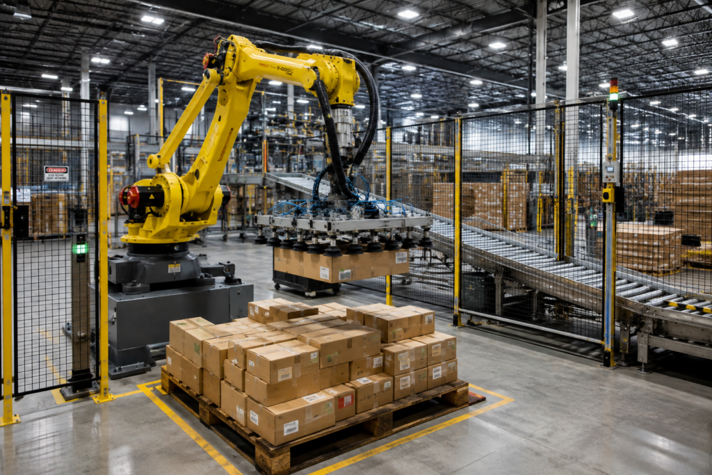 Depalletizing Robots: How to Automate Case and Pallet Unloading