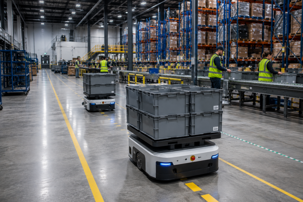 AMR Automation: How Autonomous Mobile Robots Improve Material Handling