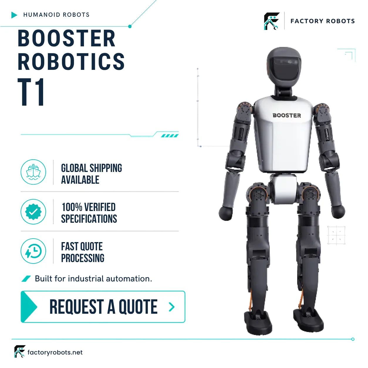 Booster Robotics T1 — humanoid development platform — product detail 7