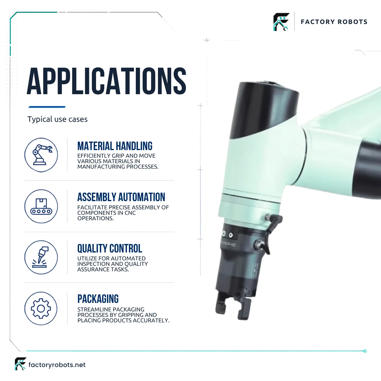 DH-Robotics PGC-300-60 — Electric parallel gripper — applications