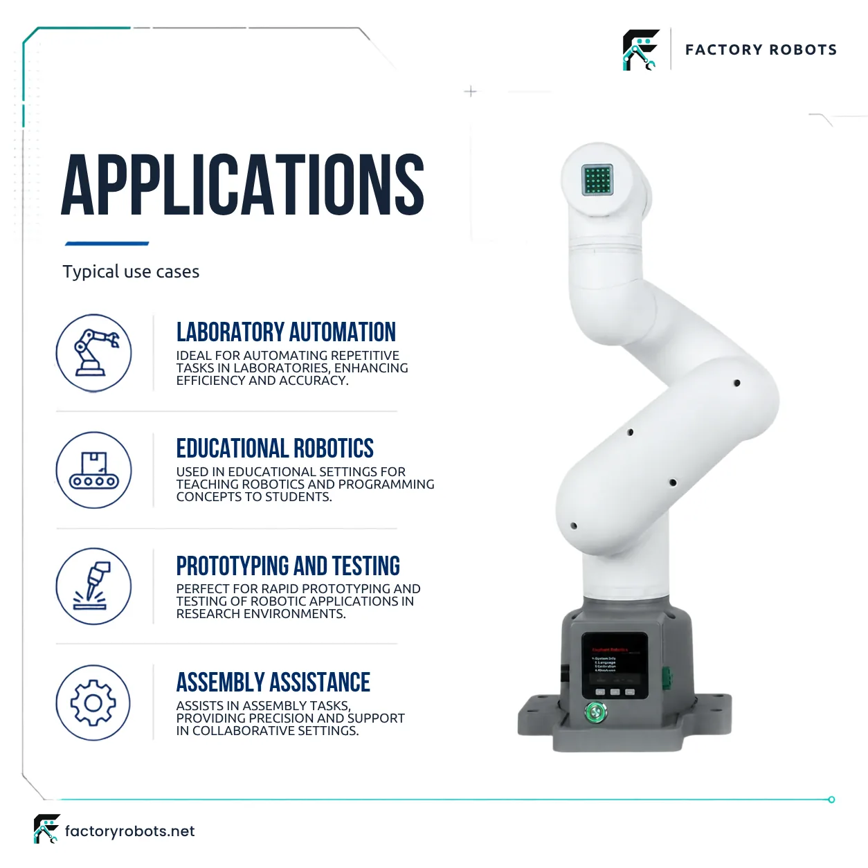Elephant Robotics myCobot 320 M5 — collaborative robot arm — applications