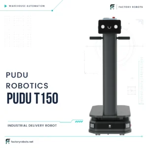 PUDU T150 — industrial delivery robot — product image